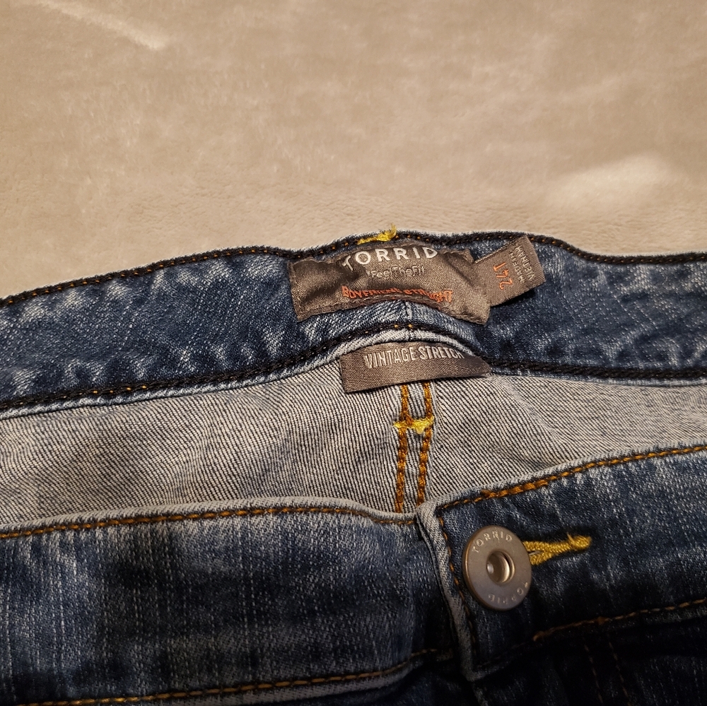 Torrid size 24 boyfriend fit jeans